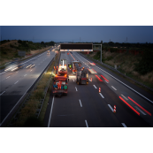 Folding panel | film RA2/C, hatched | on one side indicating left